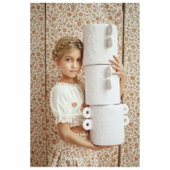 the new society Blouse Clémentine Broderie | Ecru Discount