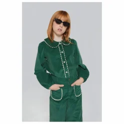 Enfant Mipounet Blouse Col Claudine Emma Velours |