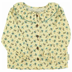 Enfant Piupiuchick Blouses, T-Shirts|Blouses, T-Shirts|Blouse Col Claudine Fleurs |