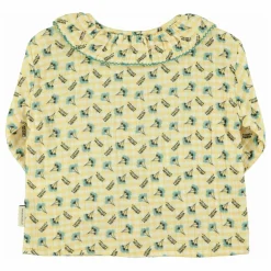 Enfant Piupiuchick Blouses, T-Shirts|Blouses, T-Shirts|Blouse Col Claudine Fleurs |