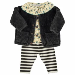 Enfant Piupiuchick Blouses, T-Shirts|Blouses, T-Shirts|Blouse Col Claudine Fleurs |