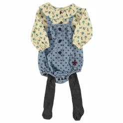 Enfant Piupiuchick Blouses, T-Shirts|Blouses, T-Shirts|Blouse Col Claudine Fleurs |