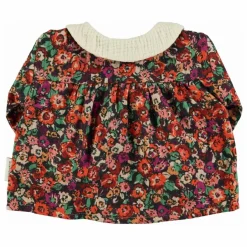 Enfant Piupiuchick Blouses, T-Shirts|Blouses, T-Shirts|Blouse Col Claudine Fleurie |