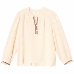 Outlet Xirena Blouse Colette Gaze de Coton x Léa Meylan | Ecru