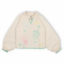 Clearance the new society Blouse Coquillage Kostas | Beige