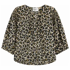 Online Leon & Harper Blouse Corso Léopard Coton Bio | Beige