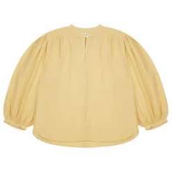 the new society Blouse Coton Bio Olivia | Jaune pâle Discount