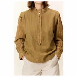 Femme Leon & Harper Blouses, Chemises|Blouse Cristo Rayée Coton Bio |