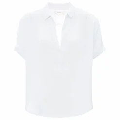 Online Xirena Blouse Cruz Gaze de Coton | Blanc