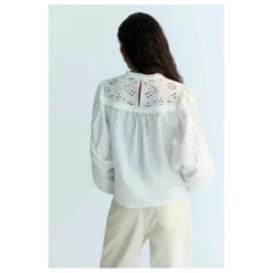 the new society Blouse Dahlia | Blanc Sale