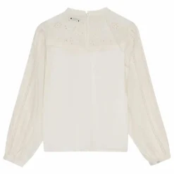 the new society Blouse Dahlia | Blanc Sale