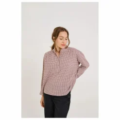 New Sacrécoeur Blouse Emma Newport Carreaux | Rouge