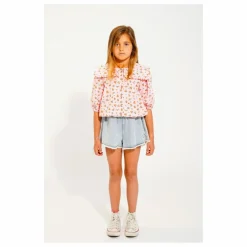 Best Piupiuchick Blouse Fleuri Coton Bio | Rose pêche