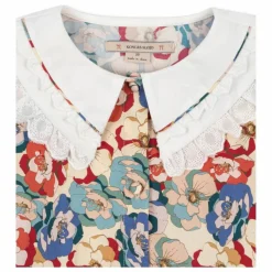Enfant Konges Sløjd Blouses, T-Shirts|Blouses, T-Shirts|Blouse Fleurie Coton Bio |