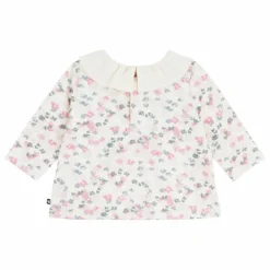 Petit Bateau Blouses, T-Shirts|Blouse Fleurie Coton Bio |