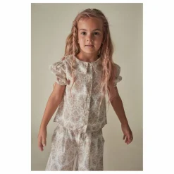 Enfant Coco au Lait Blouses, T-Shirts|Blouse Fleurs Coton Bio |