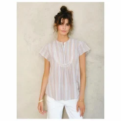 M.A.B.E. Blouse Freya | Bleu Discount