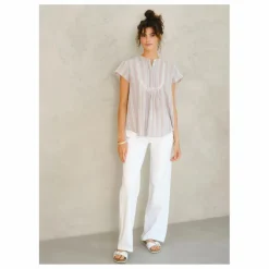 M.A.B.E. Blouse Freya | Bleu Discount