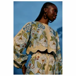 New Farm Rio Blouse Garden Lin | Sable