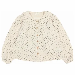 Búho Blouse Gaze de Coton Bio | Ivoire