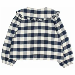 Enfant Búho Blouse Gingham Carreaux |