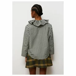 Dr Bloom Blouse Heidi Carreaux | Vert kaki Best