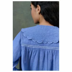 Femme Louise Misha Blouses, Chemises|Blouse Hyacia Chambray Coton Bio - Collection Femme |