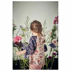 Sale Louise Misha Blouse Iris Fleurie | Bleu marine