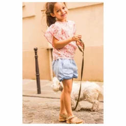 Louis Louise Blouse Jasmin Fleurie Lurex | Rose pâle Clearance