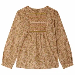 Enfant Bonpoint Blouses, T-Shirts|Blouses, T-Shirts|Blouse Juliette Liberty Coton Bio |