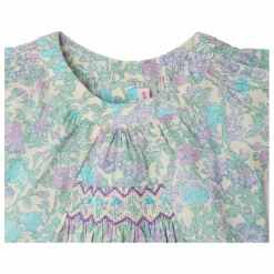 Bonpoint Blouse Laurie Liberty Coton Bio | Vert d'eau Best