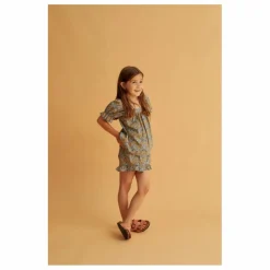 the new society Blouse Liberty | Bleu Vert Sale