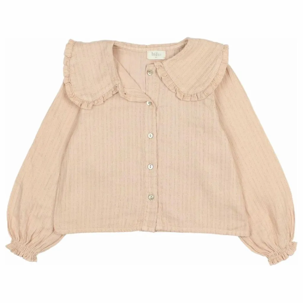 Enfant Búho Blouses, T-Shirts|Blouse Lurex Gaze de Coton Bio |