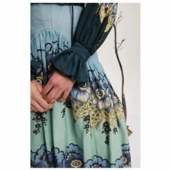 New Alémais Blouse Madalena Coton et Soie | Bleu