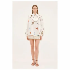 Best Alémais Blouse Mina Brodée | Blanc