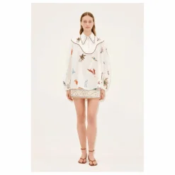 Best Alémais Blouse Mina Brodée | Blanc