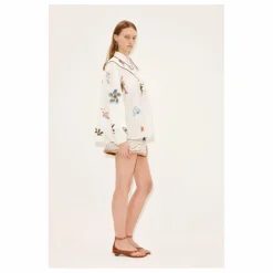 Best Alémais Blouse Mina Brodée | Blanc