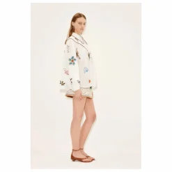 Best Alémais Blouse Mina Brodée | Blanc