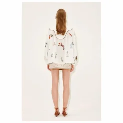 Best Alémais Blouse Mina Brodée | Blanc