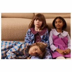 Enfant Hello Simone Blouses, T-Shirts|Blouse Myrtille Fleurie Velours Côtelé |