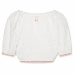 AO76 Blouse Neha | Blanc Discount