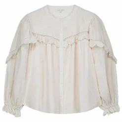 Louise Misha Blouse Noelianne Popeline de Coton Bio - Collection Femme | Crème Hot