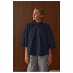 Marlot Paris Blouse Pamina - Collection Femme | Bleu marine Outlet