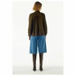 BELLEPIECE Blouse Paxos Soie | Vert foncé