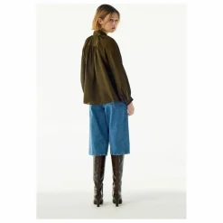 BELLEPIECE Blouse Paxos Soie | Vert foncé