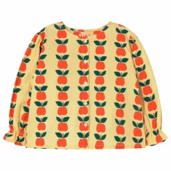 Online Tinycottons Blouse Pommes Twill | Jaune