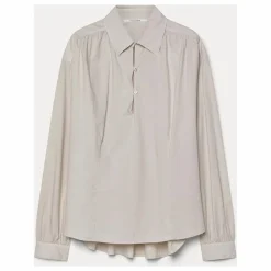 Outlet Pomandère Blouse Popeline de Coton | Ivoire