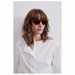 Pomandère Blouse Popeline de Coton | Blanc Online