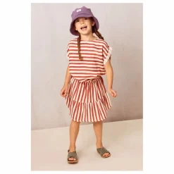 Enfant Studio Bohème T-Shirts, Chemises|Blouses, T-Shirts|Blouse Rayée Gaze de Coton |