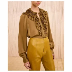 Femme Ulla Johnson Blouse Rouen Soie |